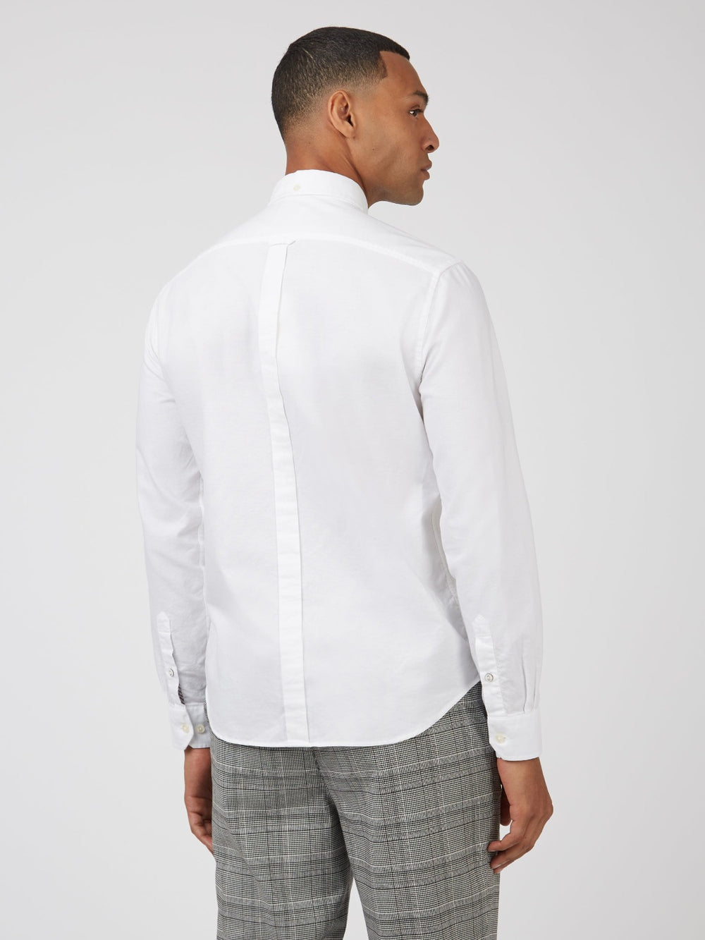 Chemises Ben Sherman Signature Organic Long-Sleeve Oxford Blanche | RTC-25038262